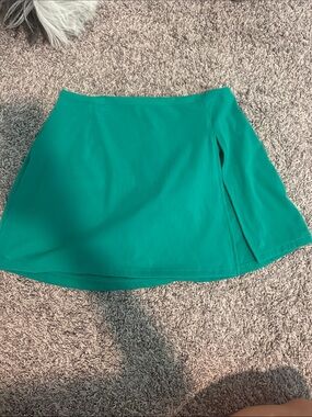 Alphalete Teal Green Mini Skort
